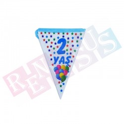 2 Yaş Mavi Bayrak Flama 2 Yaş Mavi Bayrak Flama