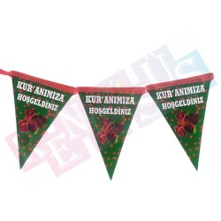 Kuranımıza Hoşgeldiniz Bayrak Flama Kuranımıza Hoşgeldiniz Bayrak Flama