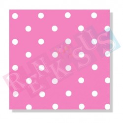 Puantiyeli Pembe Peçete Puantiyeli Pembe Peçete