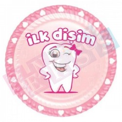 İlk Dişim Pembe Tabak İlk Dişim Pembe Tabak