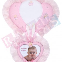 Bulutlu Çerçeveli Kapı Süsü Pembe Bulutlu Çerçeveli Kapı Süsü Pembe