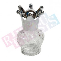 16 cc Kral Tacı Minik Şişe Gümüş Kapaklı 16 cc Kral Tacı Minik Şişe Gümüş Kapaklı