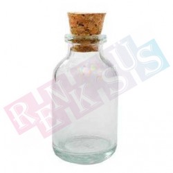 25 cc Mantar Tıpalı Şişe 25 cc Mantar Tıpalı Şişe