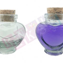 50 cc Kalpli Tıpalı Minik Şişe 50 cc Kalpli Tıpalı Minik Şişe