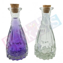 100 cc Kristal Kesimli Tıpalı Vazo Şişe 100 cc Kristal Kesimli Tıpalı Vazo Şişe