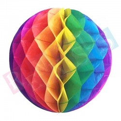 25 cm Gök Kuşağı Petek Fener 25 cm Gök Kuşağı Petek Fener