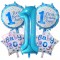 1 Yaş Folyo Mavi Balon Seti 5'li 1 Yaş Folyo Mavi Balon Seti 5'li