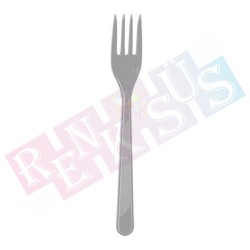 Plastik Çatal Gümüş Plastik Çatal Gümüş