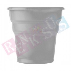 Plastik Bardak Gümüş Plastik Bardak Gümüş