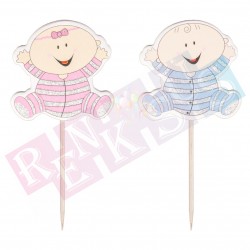 25'li Pijama Şekilli Pasta Kürdanı Pembe 25'li Pijama Şekilli Pasta Kürdanı Pembe