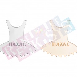 Balerin Elbise Şekilli Pleksi