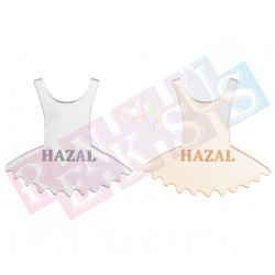 Balerin Elbise Şekilli Pleksi