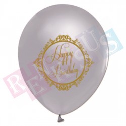 Balon Happy Birthday Gümüş Balon Happy Birthday Gümüş