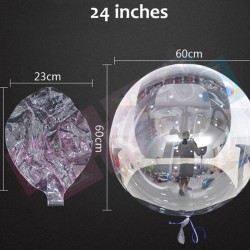 Şeffaf Balon Bobo 24" Şeffaf Balon Bobo 24"