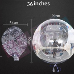 Şeffaf Balon Bobo 36" Şeffaf Balon Bobo 36"