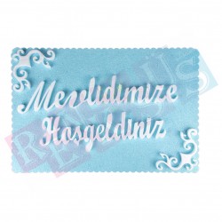 Mavi Mevlidimize Hoşgeldiniz Strafor Kapı Süsü Mavi Mevlidimize Hoşgeldiniz Strafor Kapı Süsü