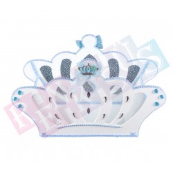 Dağıtma Sepeti Taç Beyaz Mavi