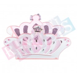 Dağıtma Sepeti Taç Beyaz Pembe