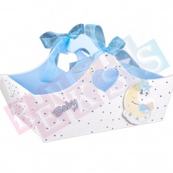 Dağıtma Sepeti Ahşap Saplı Mavi Dağıtma Sepeti Ahşap Saplı Mavi