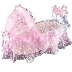 Dağıtma Sepeti Hasır Puset Pembe Model 2 Dağıtma Sepeti Hasır Puset Pembe Model 2