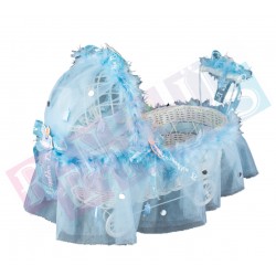 Dağıtma Sepeti Hasır Puset Mavi Model 1