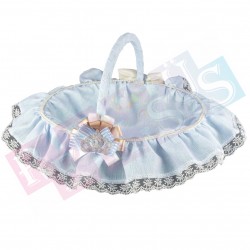 Dağıtma Sepeti Keten Taşlı Taş Mavi Dağıtma Sepeti Keten Taşlı Taş Mavi