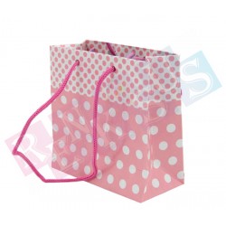Çanta Pembe Puantiyeli 11*11 cm Çanta Pembe Puantiyeli 11*11 cm