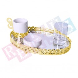 Damat Kahve Seti Oval Gold Damat Kahve Seti Oval Gold