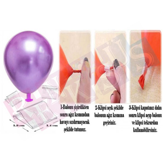 Balon Bağlama Klipsi Diğer Ürünler