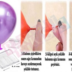 Balon Bağlama Klipsi