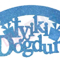 İyiki Doğdun Süs Simli Eva Mavi İyiki Doğdun Süs Simli Eva Mavi