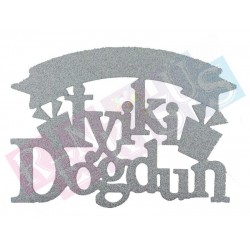 İyiki Doğdun Süs Simli Eva Gümüş