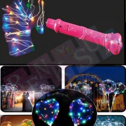 Led Işıklı Balon Çubuğu Pembe Led Işıklı Balon Çubuğu Pembe