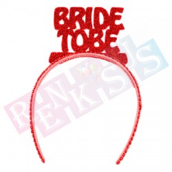 Bride To Be Taç Kırmızı Bride To Be Taç Kırmızı