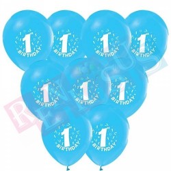 Balon 1 Yaş Mavi Balon 1 Yaş Mavi