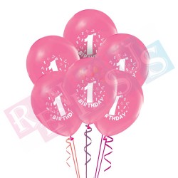 Balon 1 Yaş Pembe Balon 1 Yaş Pembe