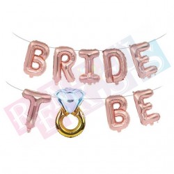 Bride To Be Rose Gold Folyo Balon Seti Bride To Be Rose Gold Folyo Balon Seti