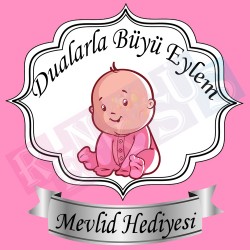 Mevlid Çikolata Etiketi Pembe Mevlid Çikolata Etiketi Pembe