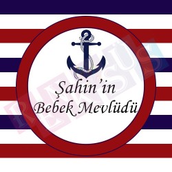 Denizci Çikolata Etiketi Denizci Çikolata Etiketi