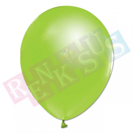 Metalik Balon Açık Yeşil