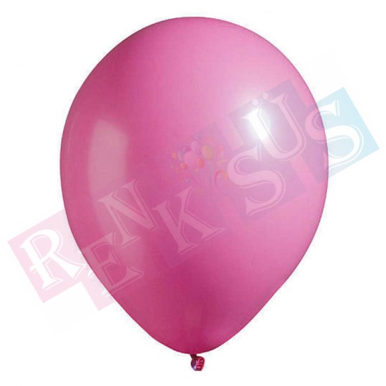 Metalik Balon Fuşya Metalik Balon Fuşya