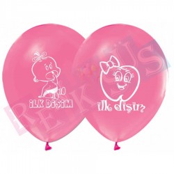 Balon İlk Dişim Pembe Paket Balon İlk Dişim Pembe Paket
