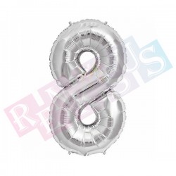 Folyo Balon 40 inç Gümüş 8 Folyo Balon 40 inç Gümüş 8