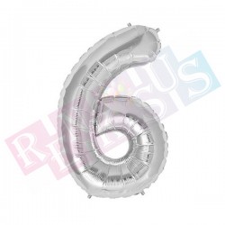 Folyo Balon 40 inç Gümüş 6 Folyo Balon 40 inç Gümüş 6