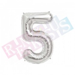 Folyo Balon 40 inç Gümüş 5 Folyo Balon 40 inç Gümüş 5