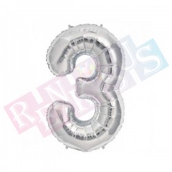 Folyo Balon 40 inç Gümüş 3 Folyo Balon 40 inç Gümüş 3