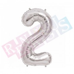 Folyo Balon 40 inç Gümüş 2 Folyo Balon 40 inç Gümüş 2