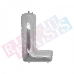 Folyo Balon 40 inç Gümüş L Folyo Balon 40 inç Gümüş L