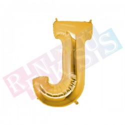 Folyo Balon 40 inç Gold J Folyo Balon 40 inç Gold J