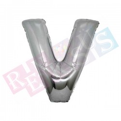 Folyo Balon 40 inç Gümüş V Folyo Balon 40 inç Gümüş V